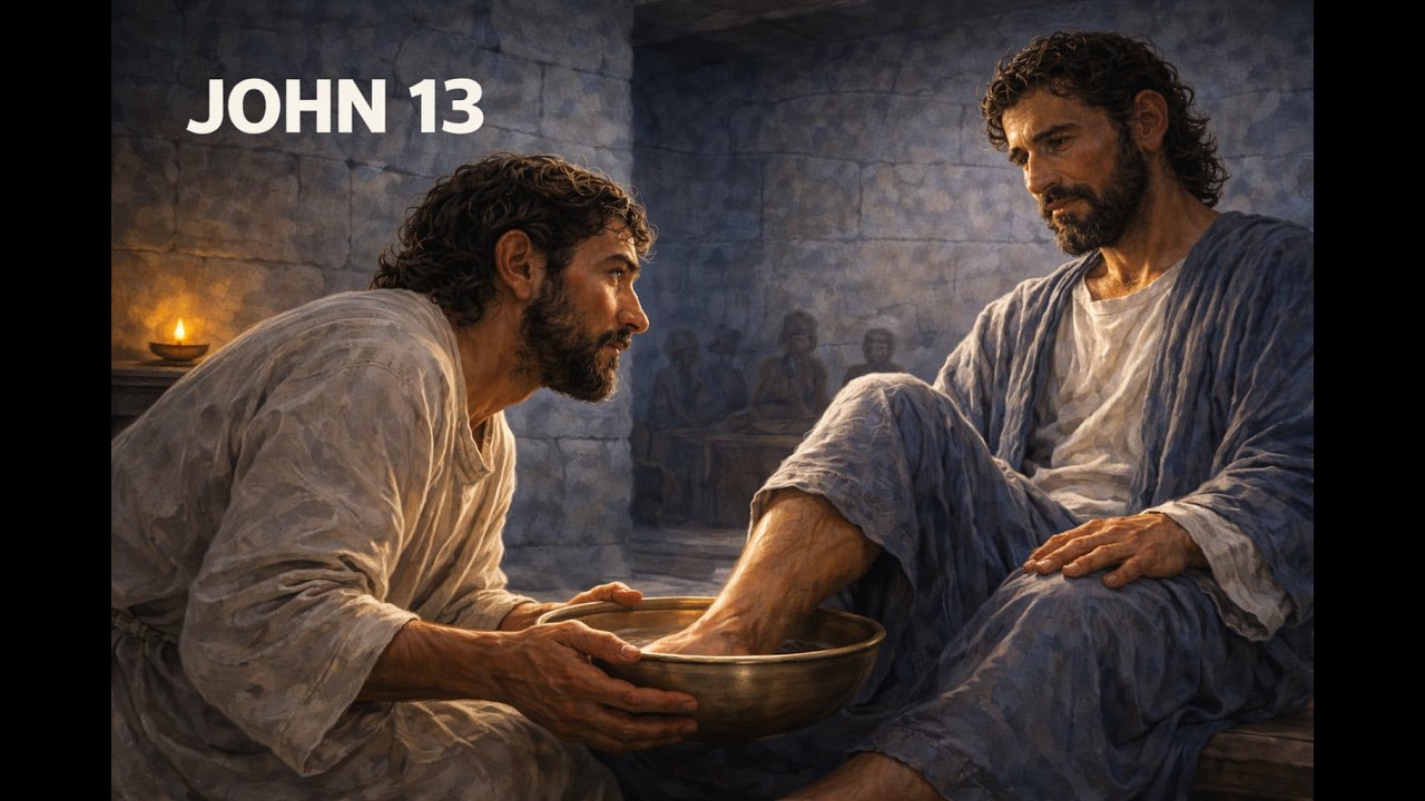 John 13 (Read Aloud) | Jesus Washes the Disciples’ Feet | Bible Listening (WEB)