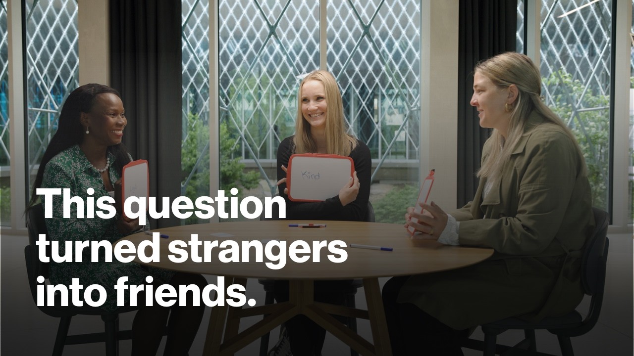 7 questions to connect with someone new // Novartis Culture