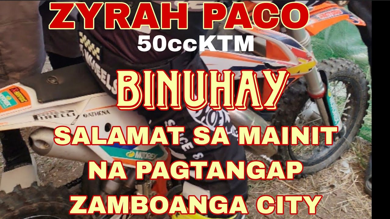 ZYRAH PACO 50cc KTM BINUHAY NI KLYNE PABALATE ll LAROY RACING TEAM ll PUTIK, ZAMBOANGA CITY