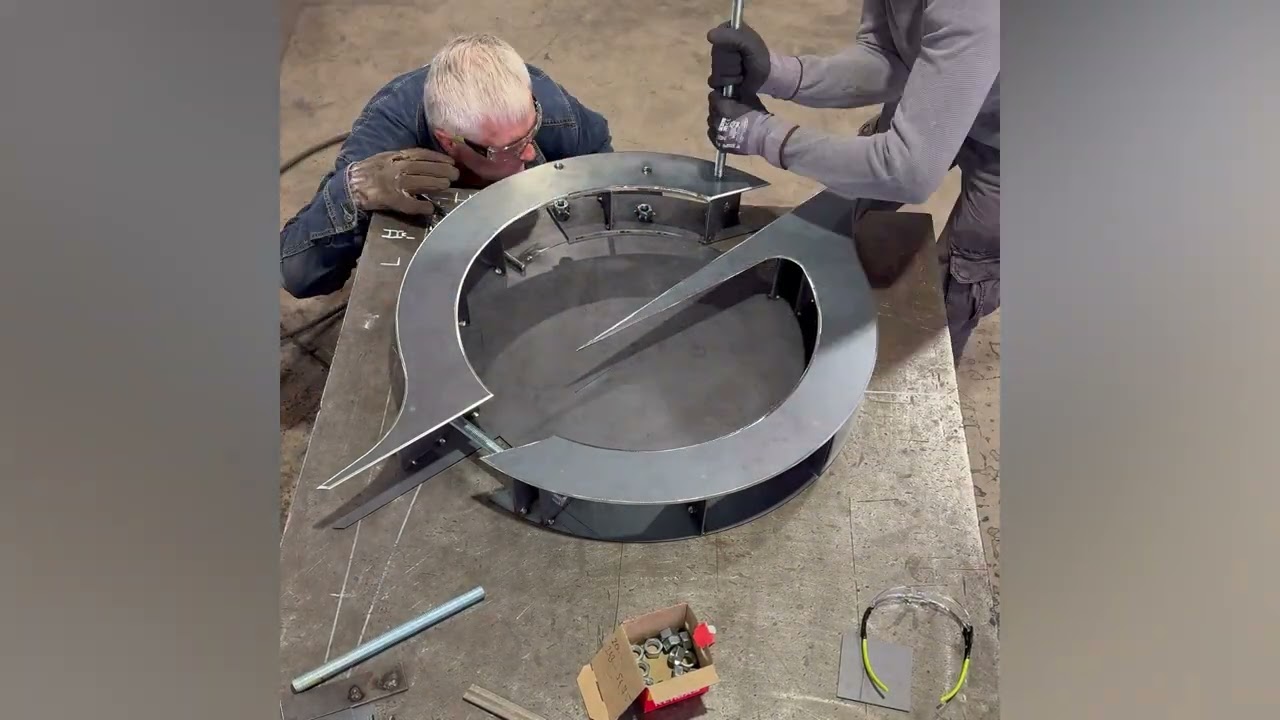 Assembling GABROK Steel Beast - Part 2 | Heavy Duty Welding Table Build