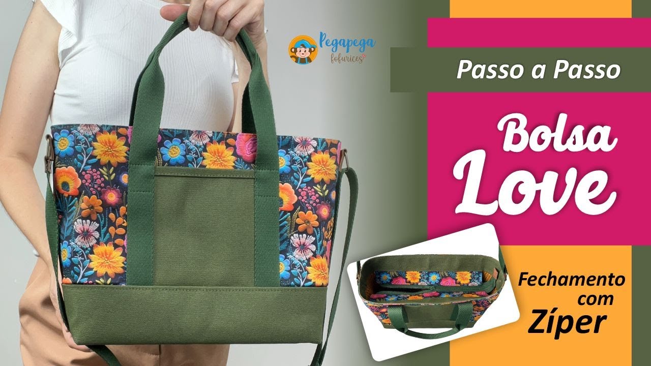 Venda o ano todo! Bolsa Love | Passo a Passo
