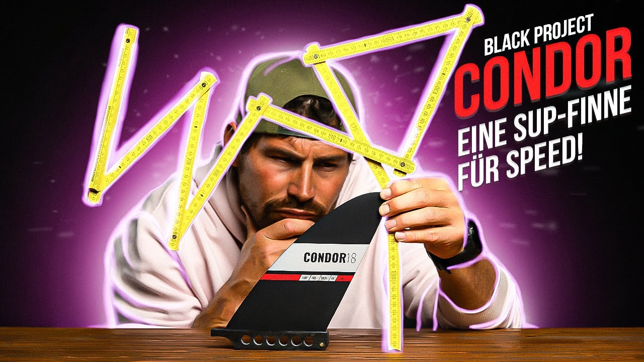Die schnellste SUP-Finne der Welt! - Black Project Condor
