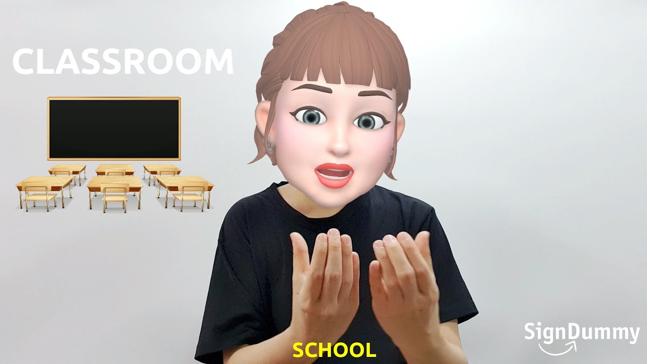 American Sign Language (ASL) Lesson: School