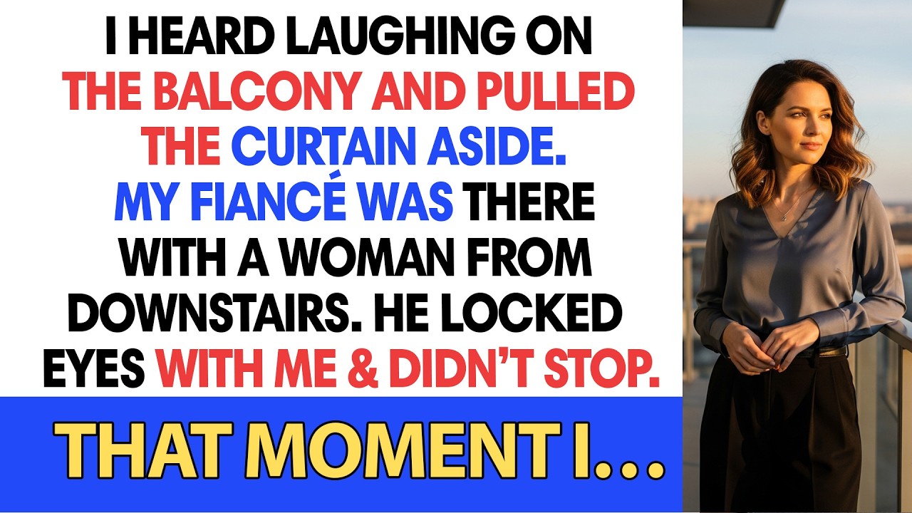 I Heard Laughing On The Balcony And Pulled The Curtain Aside. My Fiancé Was There With A Woman..