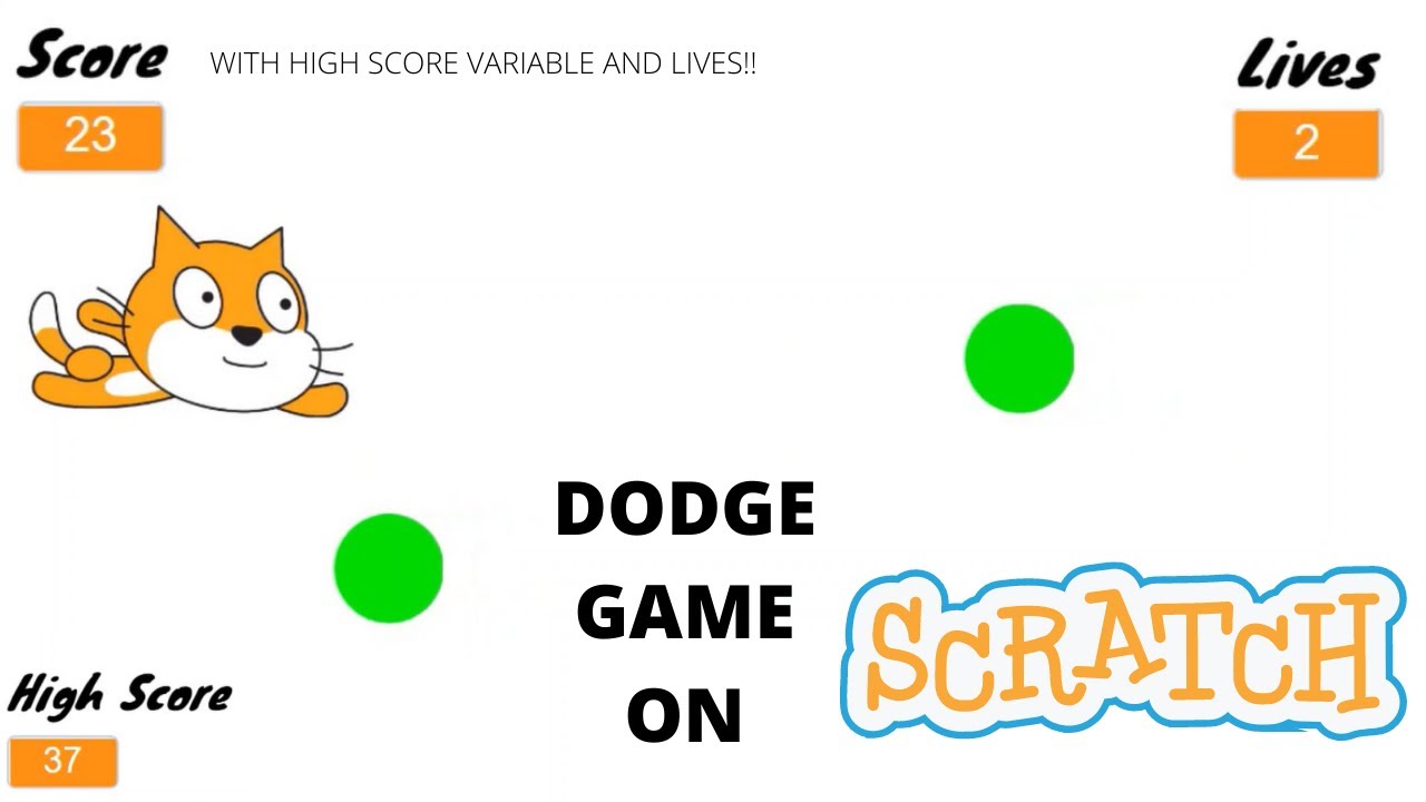 How to make a dodge game on Scratch | Scratch Tutorial
