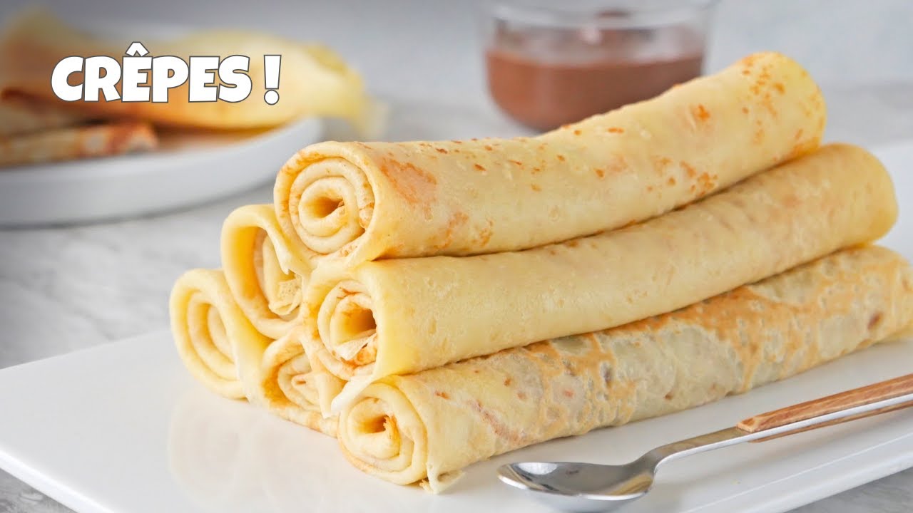 Les Meilleures CREPES - La Recette facile et rapide des crêpes légères et inratables
