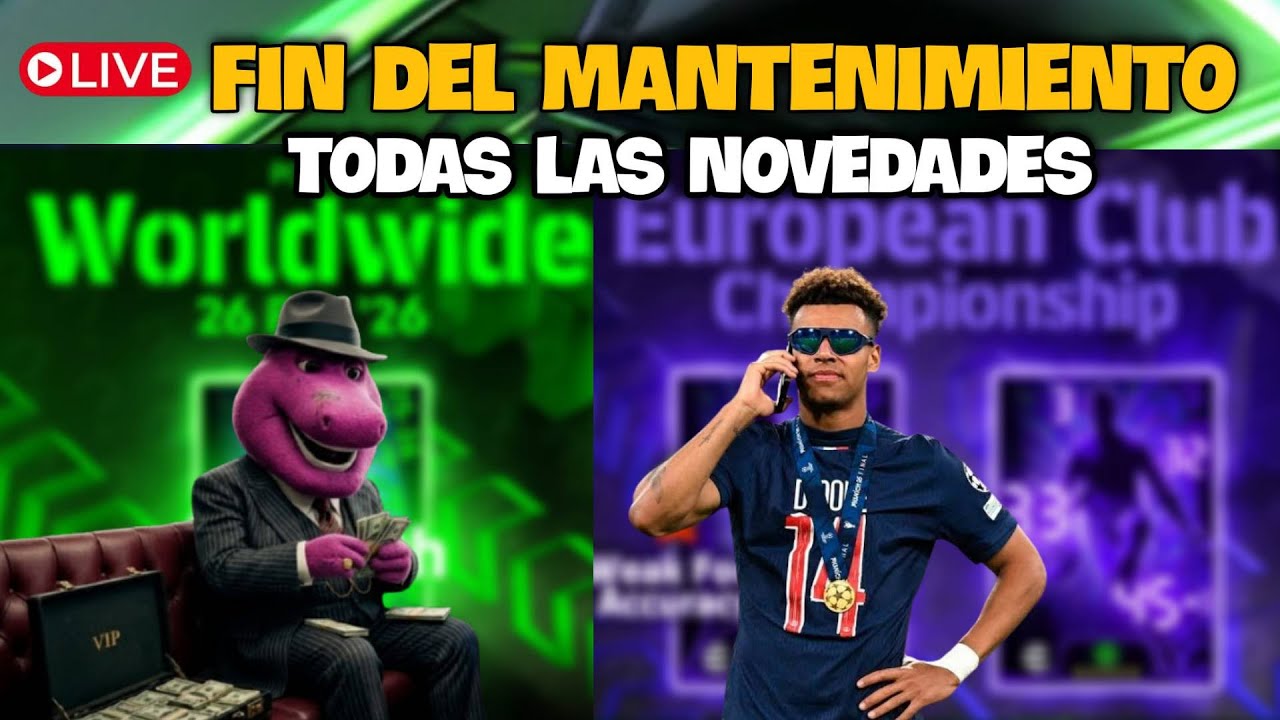 🔴FIN DEL MANTENIMIENTO🔥TODAS LAS NOVEDADES 🔥COMENTA, DEJA TU LIKE Y UNETE🔥 #efootball