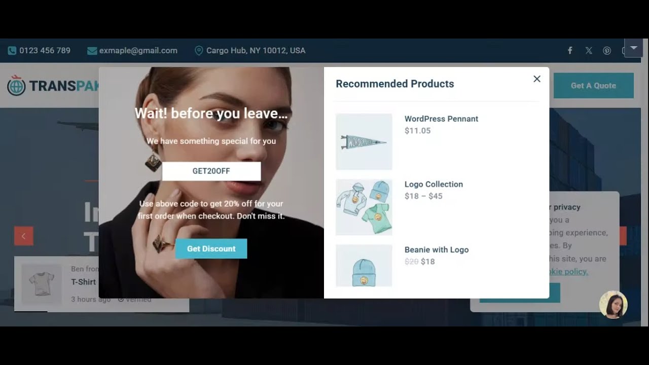 Demo 4 - Cargo, Shipping, Warehouse and Transport - Web 24 Hours!
