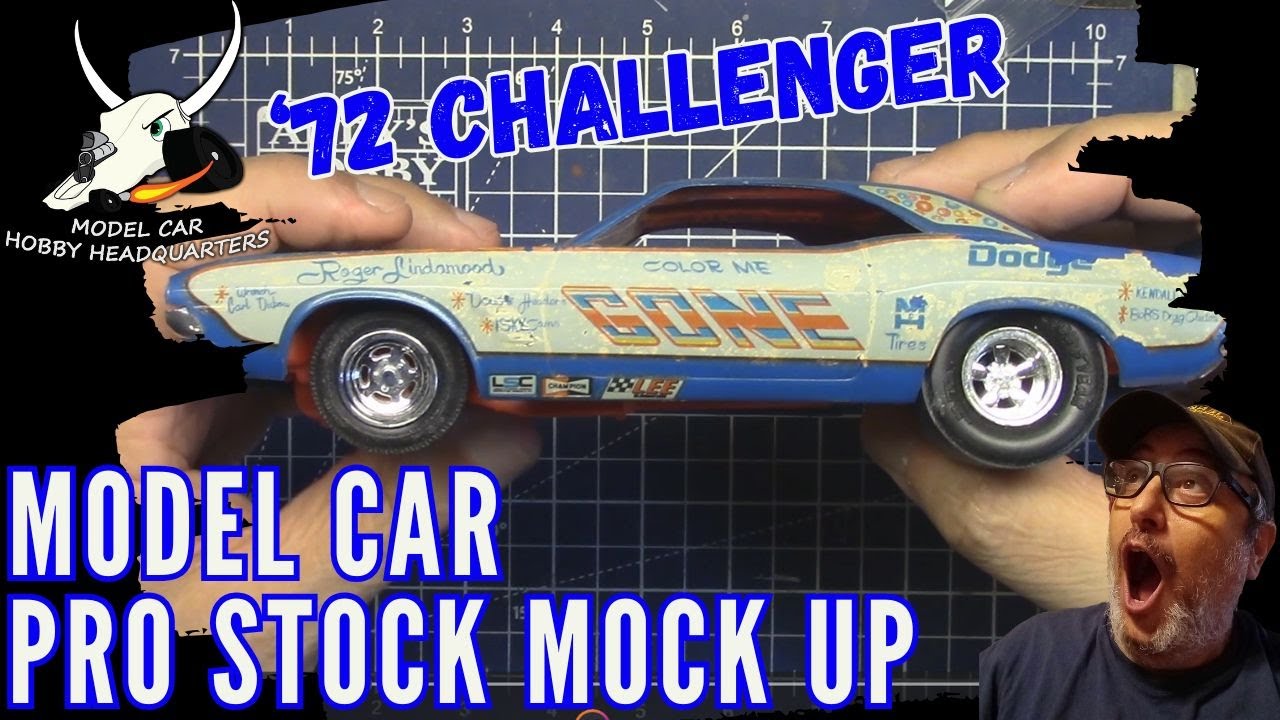 Mocking Up An Old Color Me Gone 72 Dodge Challenger Funny Car Body As A Pro Stock Ep.462