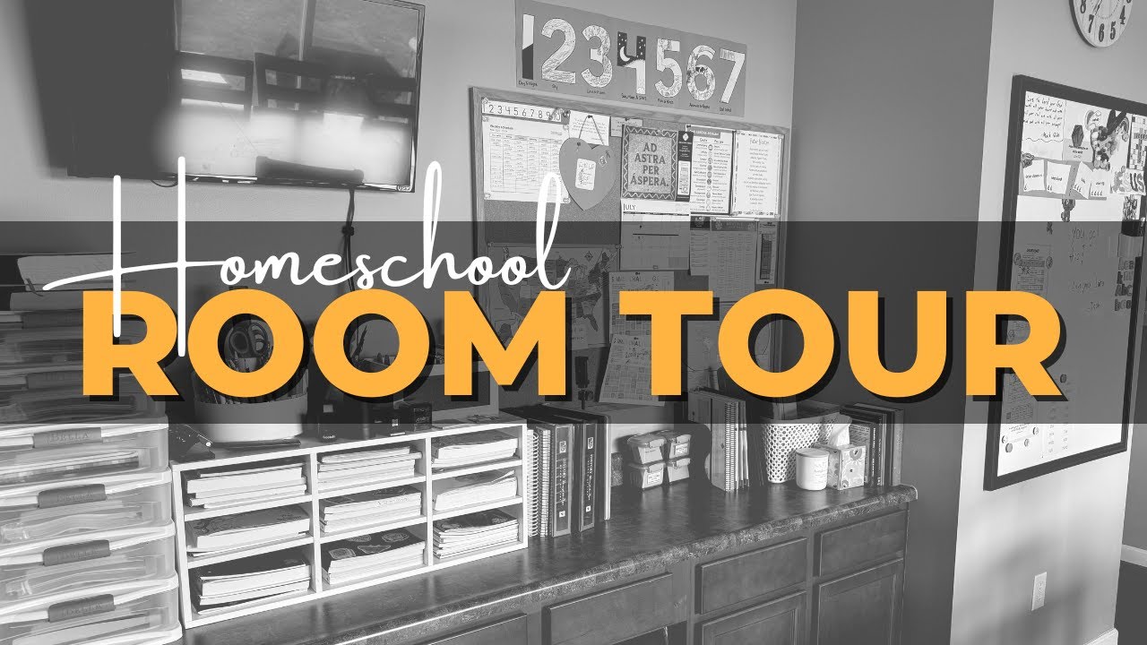 Homeschool Room Tour | How I Organize Our Homeschool Area