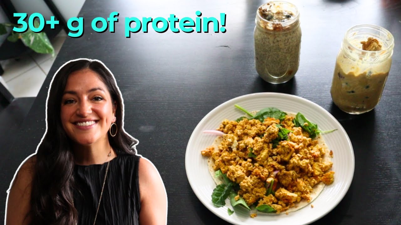 3 SUPER SIMPLE & HIGH PROTEIN VEGAN BREAKFASTS! | 30+ grams of protein!