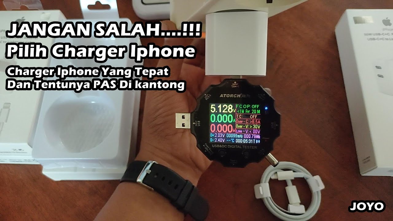 Apakah Chargermu Sudah Pas??? Pastikan Kamu Tau, Charger Iphone Milikmu Sudah Tepat. Tes Charger ip