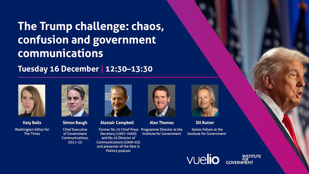 The Trump challenge: Chaos, confusion and government communications