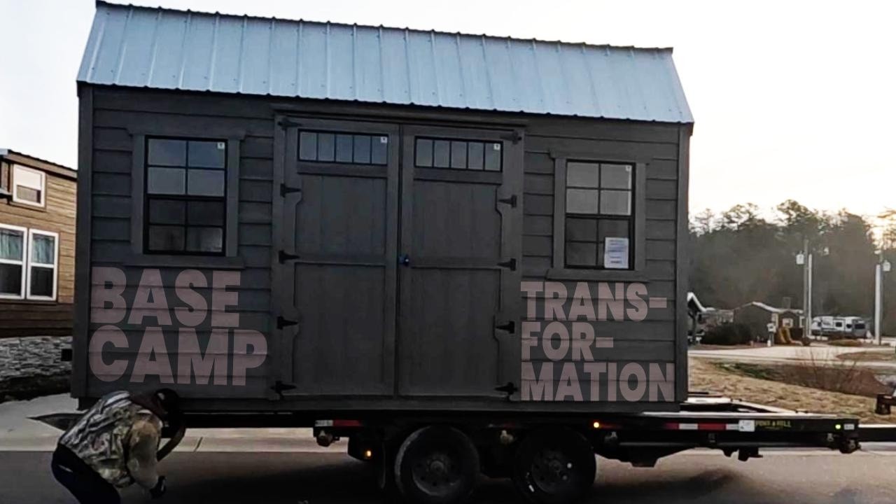Living Small: Transforming a Shed Into Usable Space!