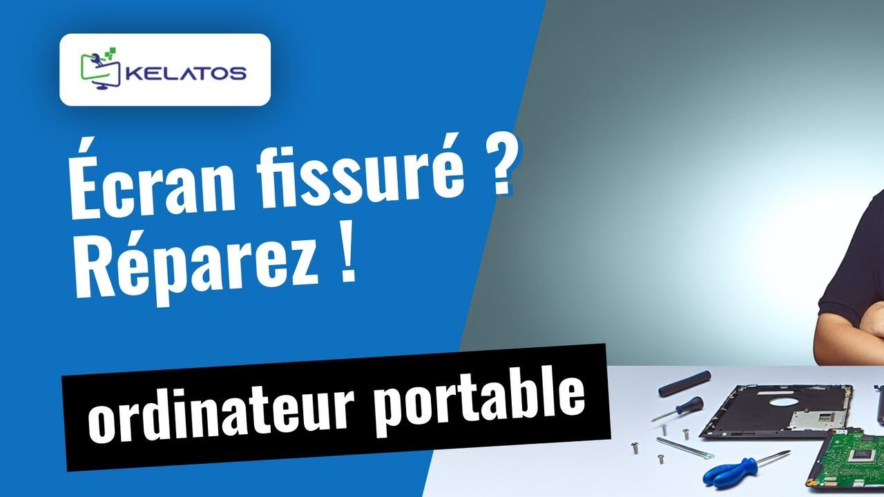 Votre ordinateur portable a un écran fissuré ? 🔧 Remplacement de la coque LCD