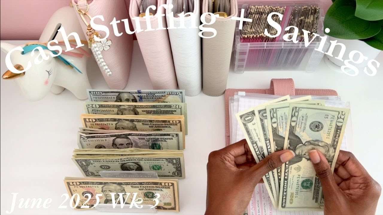$450 | Cash Envelope Stuffing + Savings | May 2025 | Single Mom
