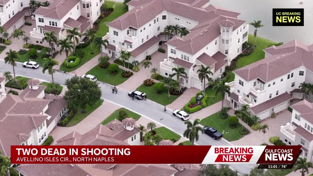 2 dead, 1 injured after shooting on Avellino Isles Circle in Collier County