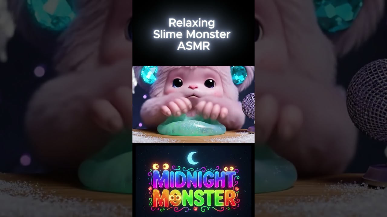 Satisfying Monster Slime ASMR – Soft Squishy Short Video 