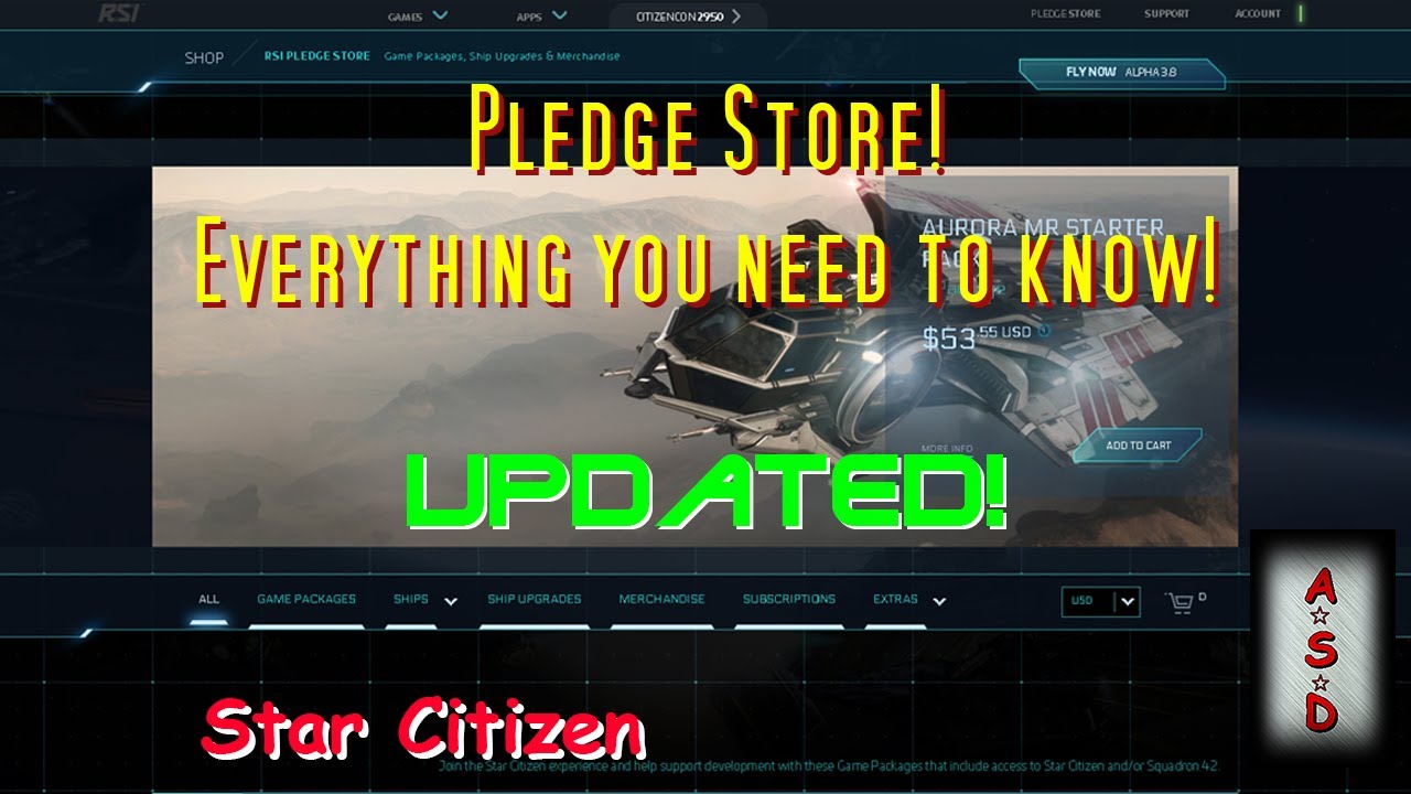 Star Citizen - Pledge Store! Everything you need to know! Updated! 06.2020