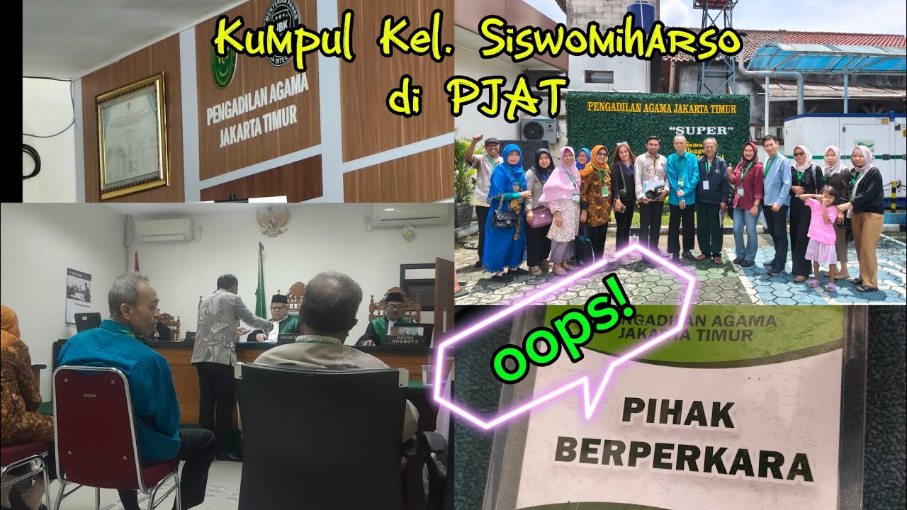 Tegang di ruang Sidang, Alhamdulillah lancar.