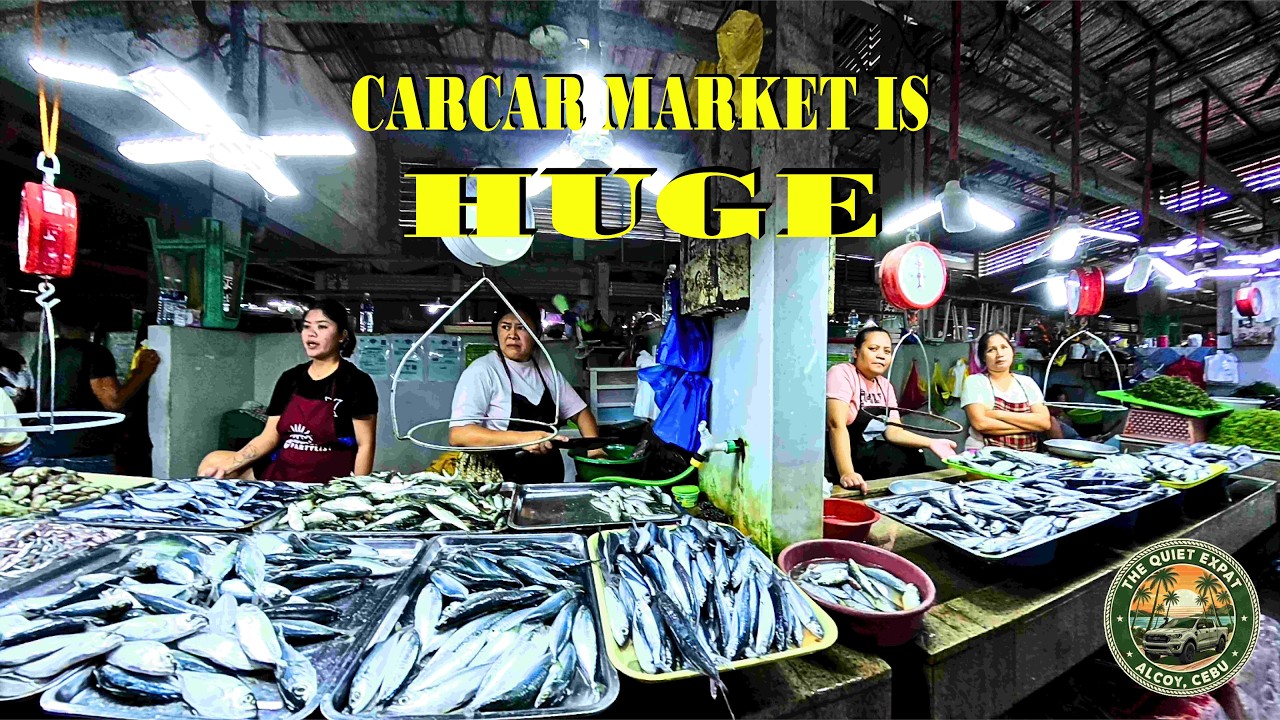 First Time at the HUGE New Carcar Market | What We Bought & Prices