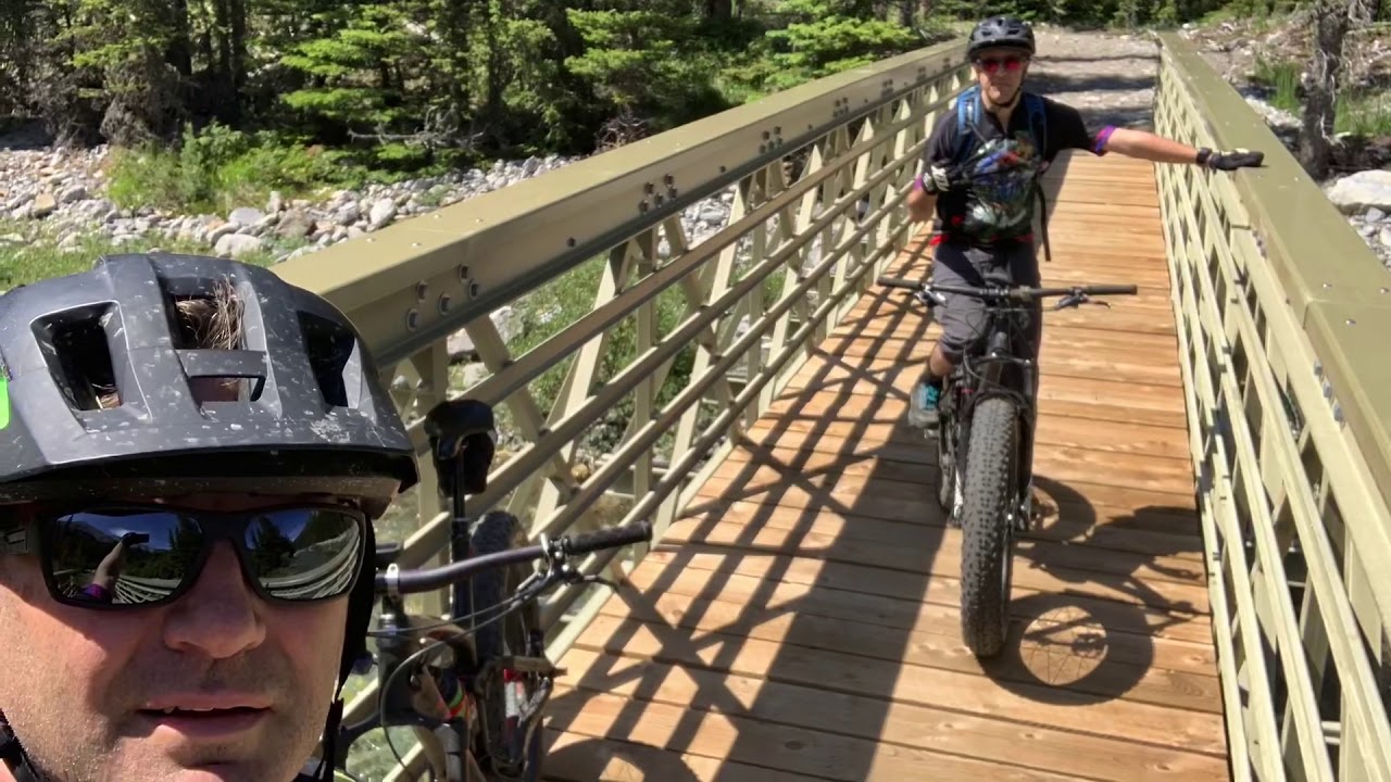 Kananaskis, AB. Little & Big Elbow loop fat bike ride