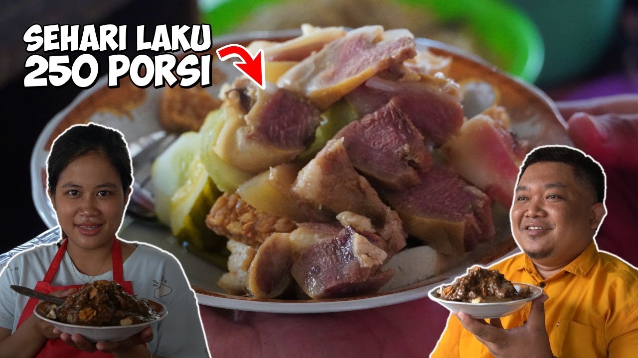 LOKASINYA TERSEMBUNYI TAPI SEHARI LAKU 250 PORSI - Rujak Cingur Mbak Ida Ambeng-Ambeng