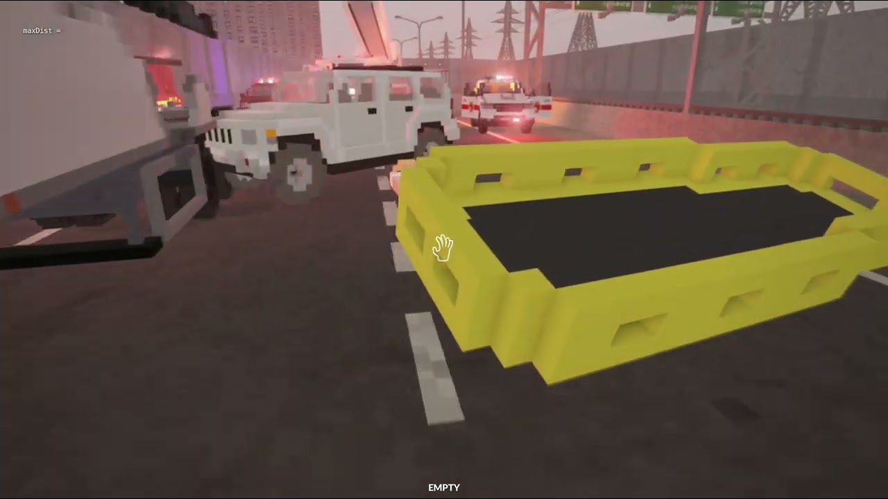 Car Crash on Highway