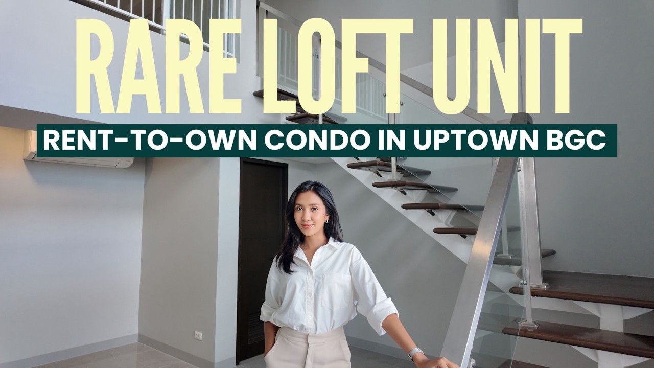 Rare Loft Unit in Uptown Arts Residence | Rent-to-own #UptownArts #bgccondo