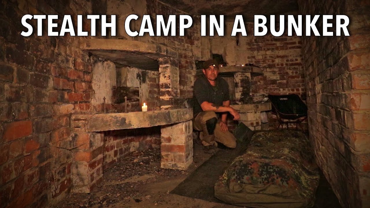 spending the night in an above ground bunker - pillbox