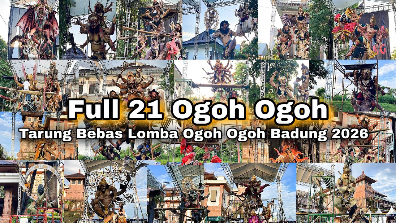 Full Video H-1 Persiapan Lomba Ogoh Ogoh Puspem Badung 2026 #viral #fyp #ogohogoh 