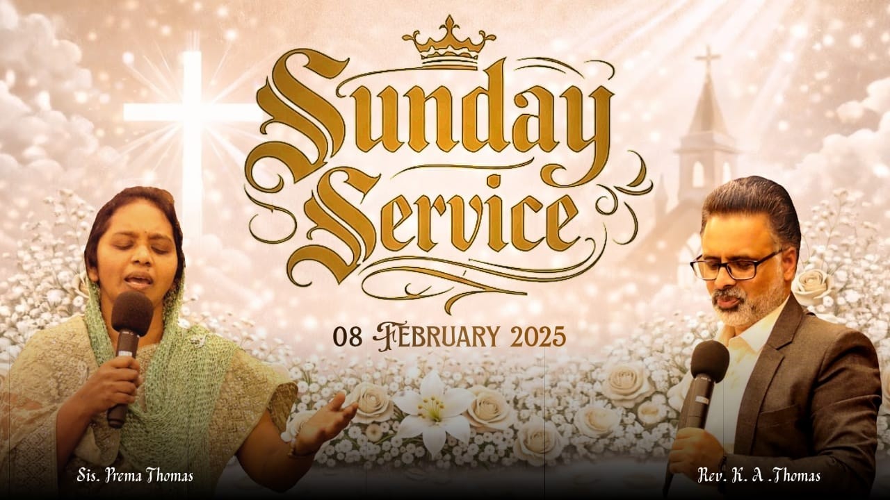 🔴SUNDAY SERVICE | LIVE | 08 February 2026 | Rev. K A Thomas | CFAG, Munnar