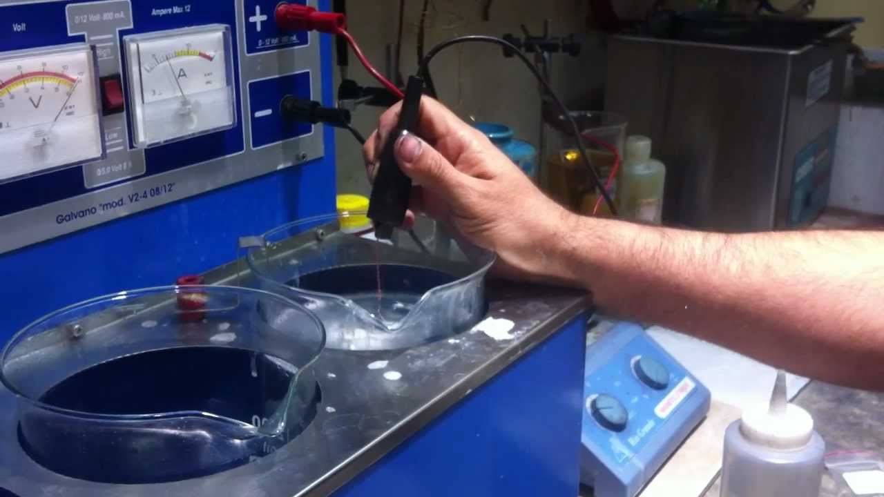Black Rhodium!! Plating a ring from white gold to black. Eazy Jewelry Inc.