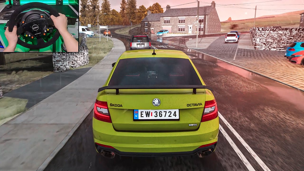 Škoda Octavia VRS 2019 - Assetto Corsa | Thrustmaster T300 RS