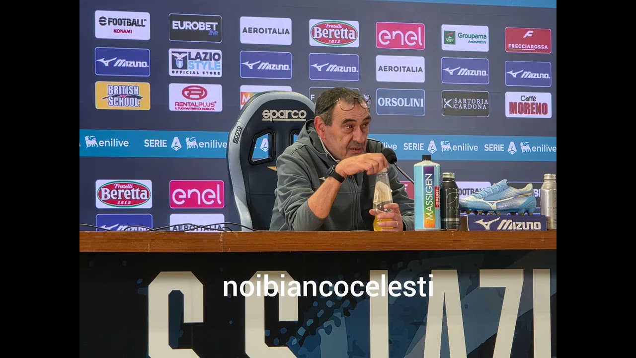Lazio - Sassuolo 2-1, Sarri: 