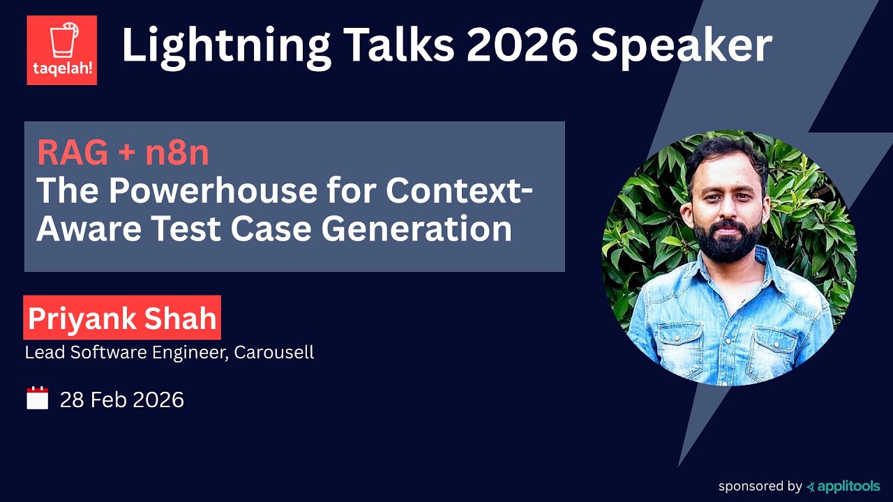 RAG + n8n: Context-Aware Test Case Generation by Priyank Shah