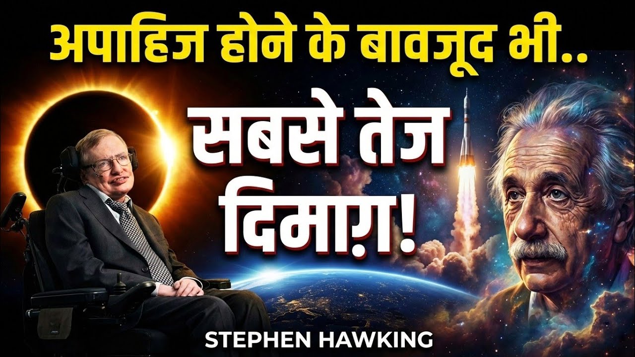 अपाहिज शरीर के बावजूद Stephen Hawking ने Universe कैसे समझा? | Story, Factonic Tv Hindi