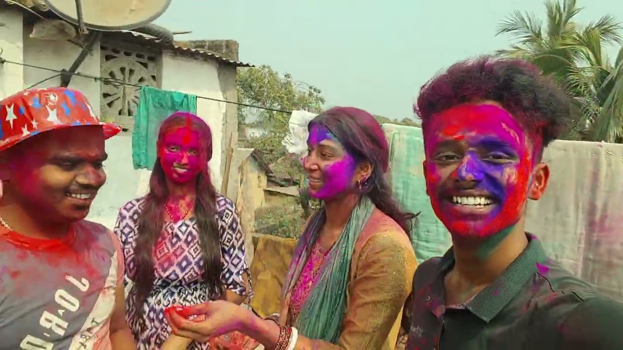 Holi me sab ke sath Masti ke video 🫟🫟