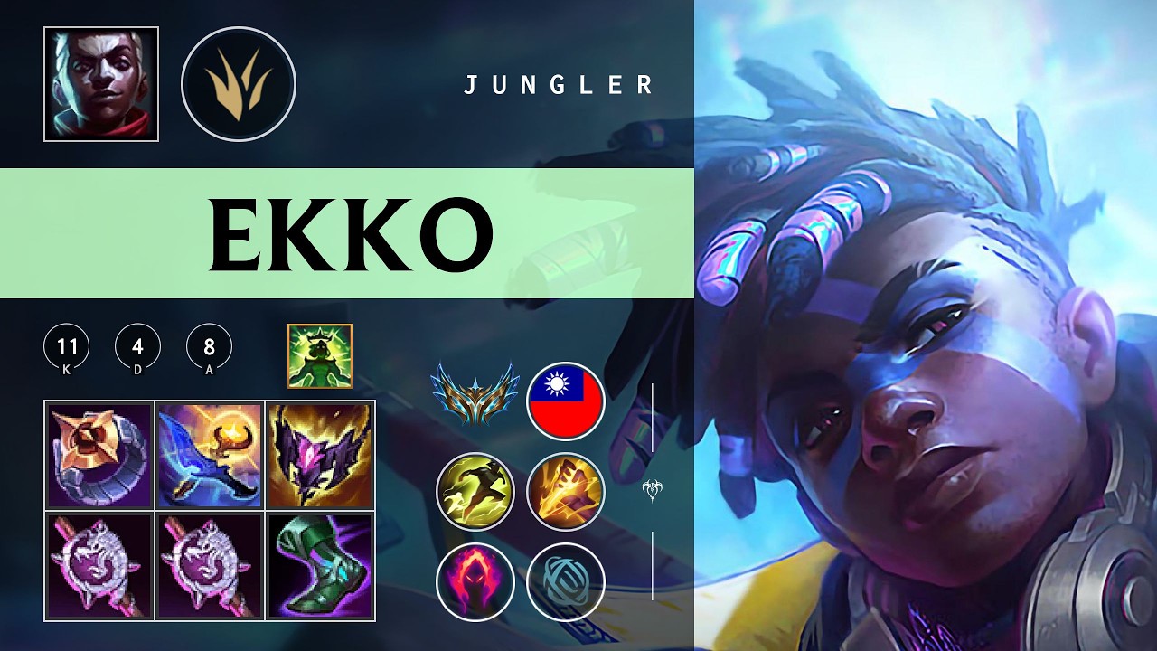 Ekko Jungle vs Kindred - TW Challenger Patch 26.03
