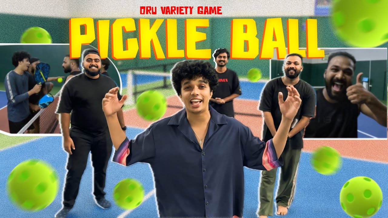 ഒരു Variety 😌Game കളിച്ചാലോ? 👀Pickleball at picklebots