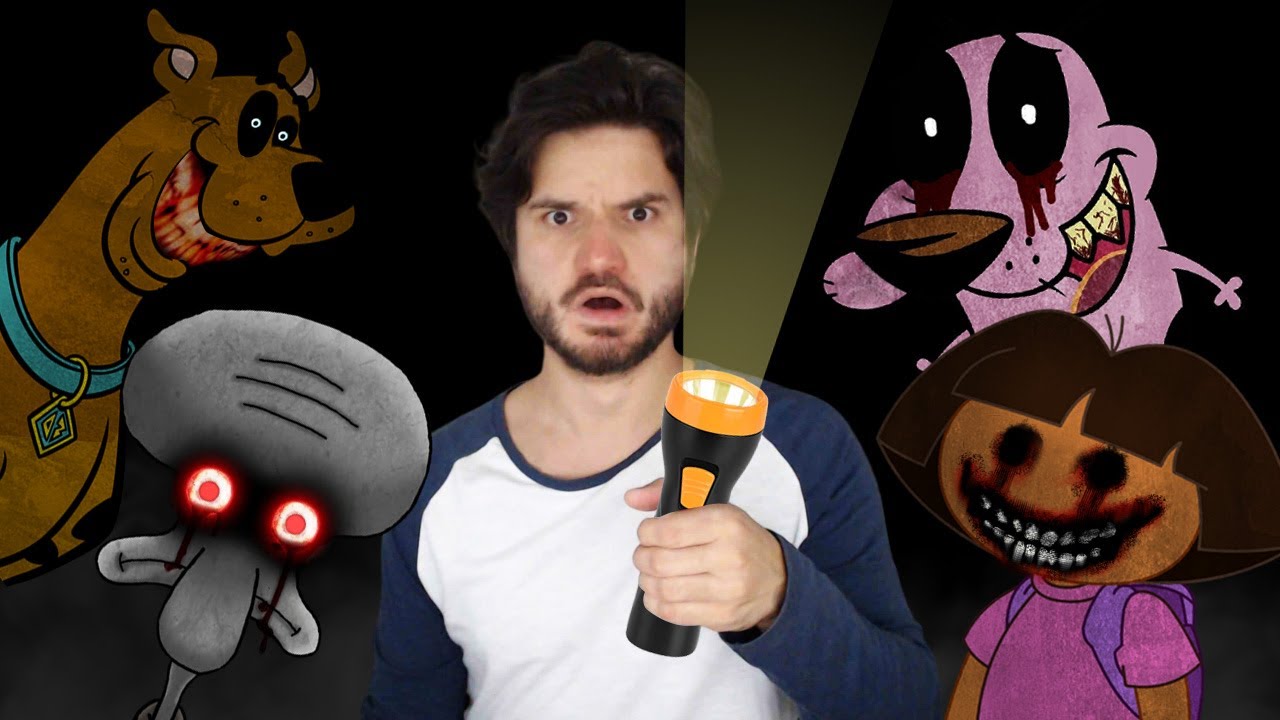 5 JOGOS DE TERROR DE DESENHOS ANIMADOS FAMOSOS!
