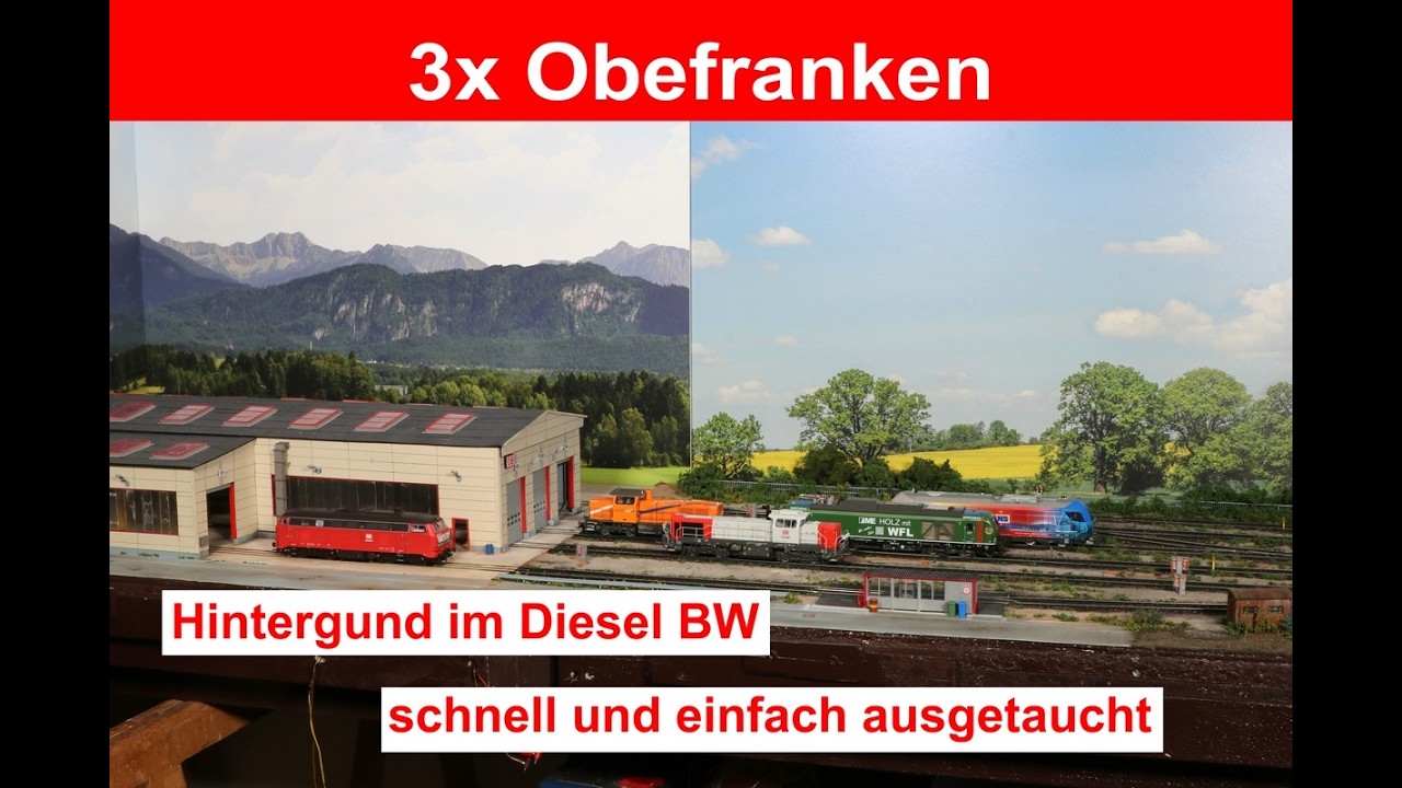 3x Oberfranken (116) - Hintergrund im Diesel BW - auswechseln in wenigen Minuten