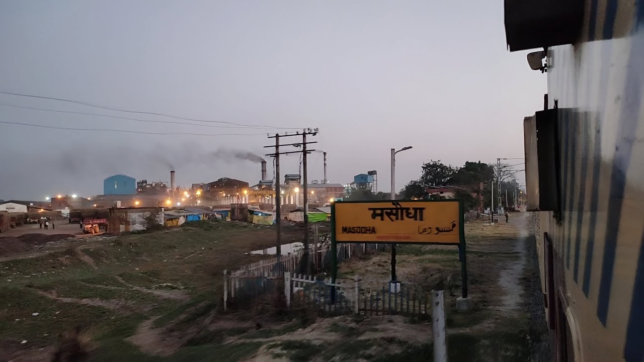 MASODHA Arrival | 54372 Ayodhya Cantt.(Faizabad) - Prayagraj Sangam Passenger | LKO ALCo