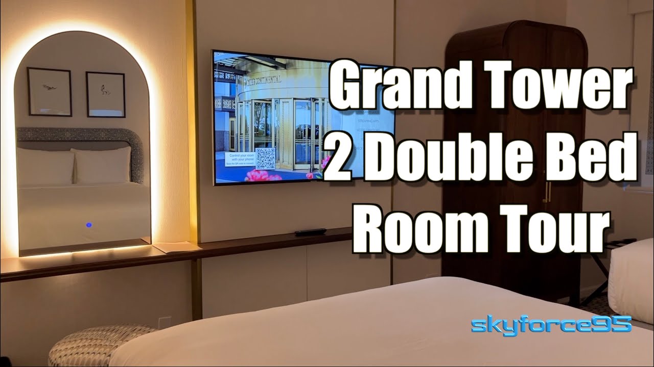 Grand Tower 2 Double Bed Room Tour - Intercontinental Hotel at Magnificent Mile (Chicago, IL)