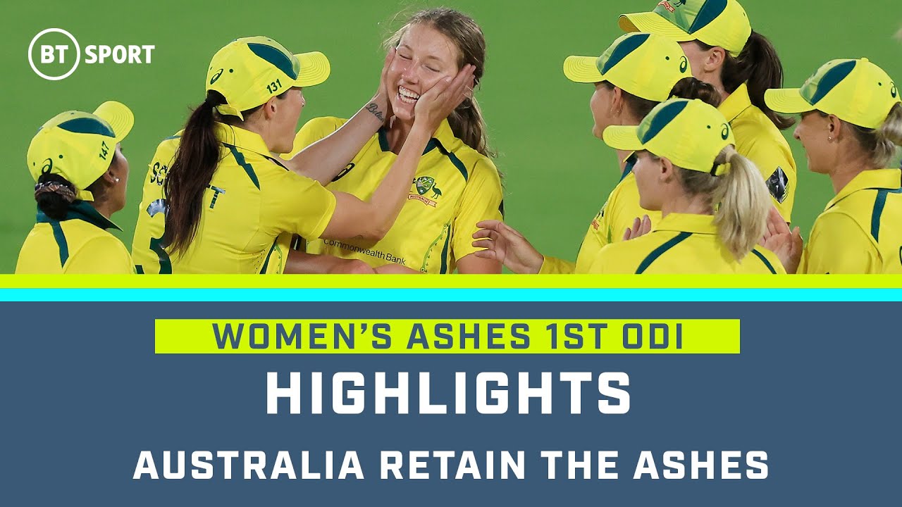 Australia v England: 1st ODI | Hosts retain the Women's Ashes in 27-run victory | Highlights
