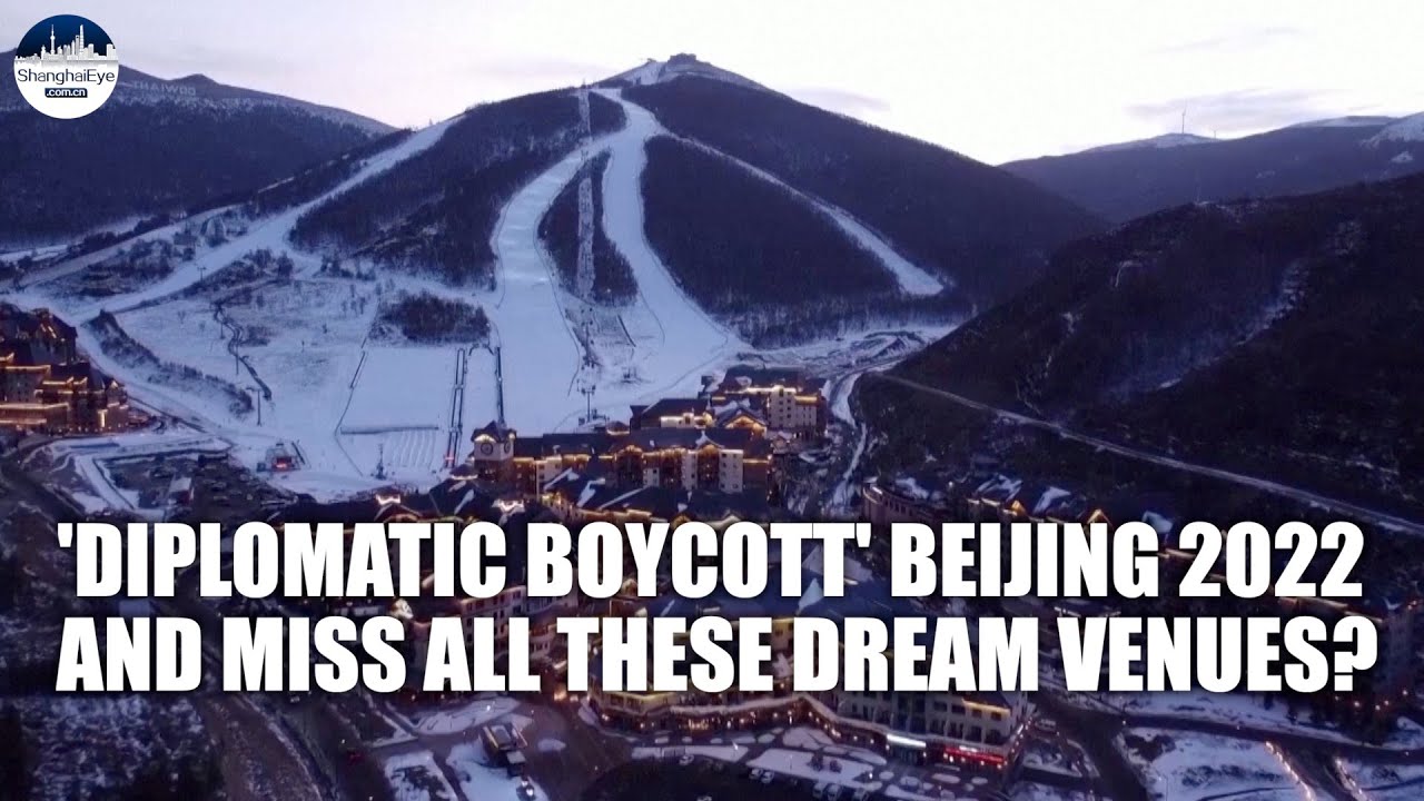 Impressive! DRONE shots of Beijing 2022 Winter Olympic venues