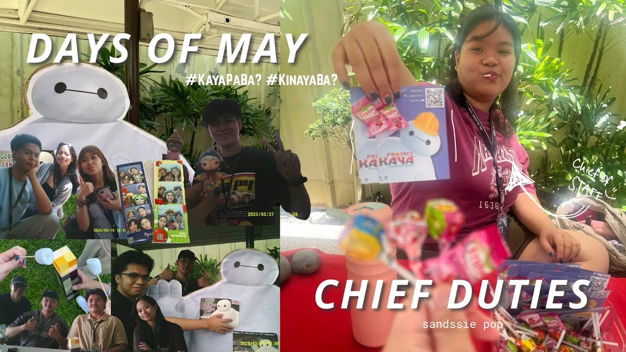 first week of 3rd term in DLSU; KAYA booth, chief duties, ecg projects, catching up! (late upload)