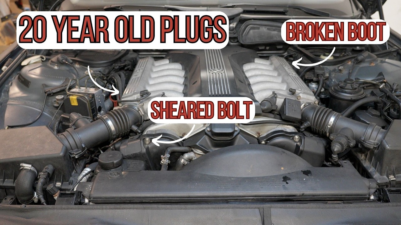 Ignition service on a V12 BMW - Project E38 V12 Episode 3
