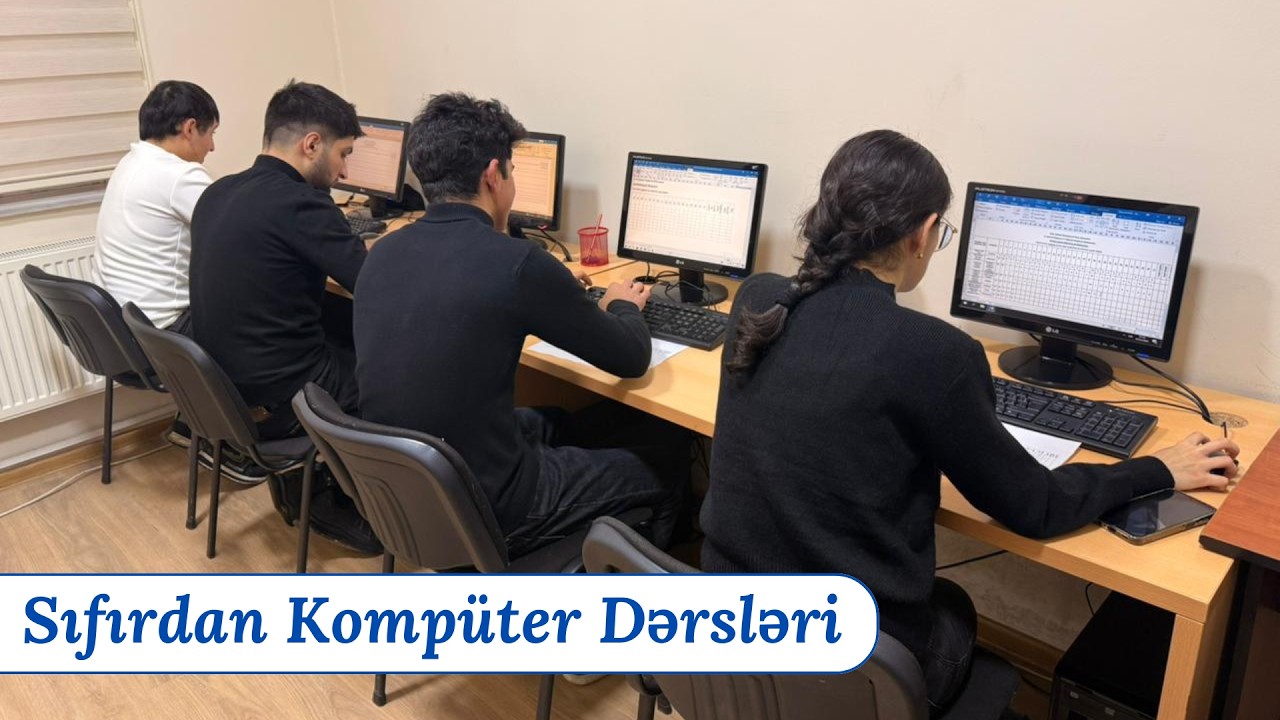 Sıfırdan Kompüter Dərsləri. Ofis Proqramları Kursu. Bilgi Peşə Tədris Mərkəzi