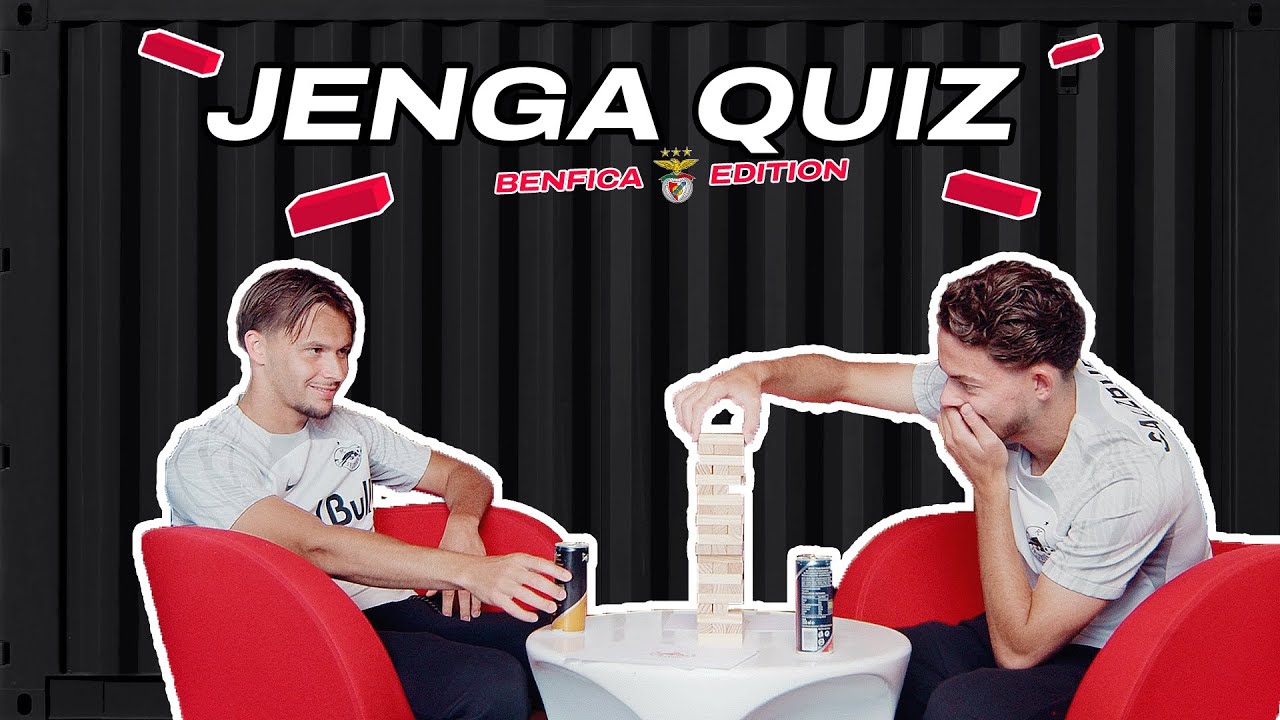 JENGA QUIZ | Dedic & Kameri testen ihr Wissen über Benfica 🧱